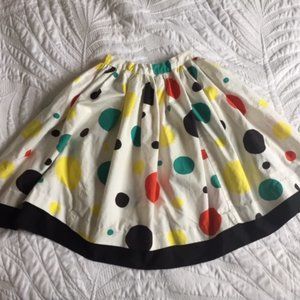 Vintage Polka Dot Skirt